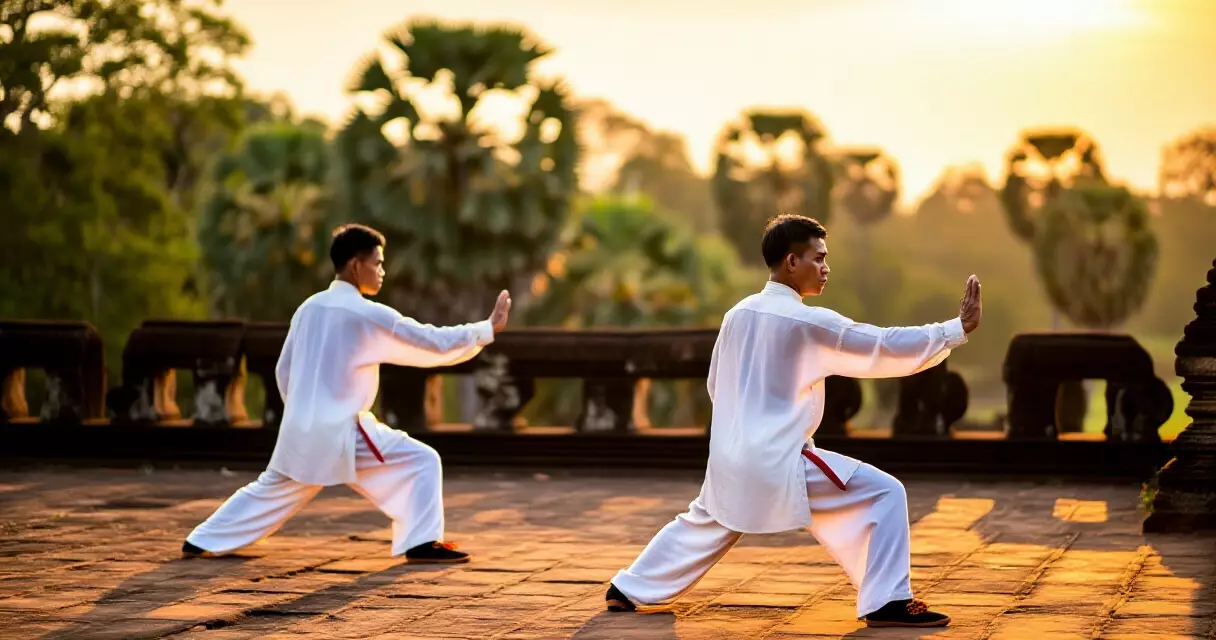 ការសម្ដែងគុនល្បុក្កតោបែបប្រពៃណីនៅព្រះលានជល់ដំរី សៀមរាប