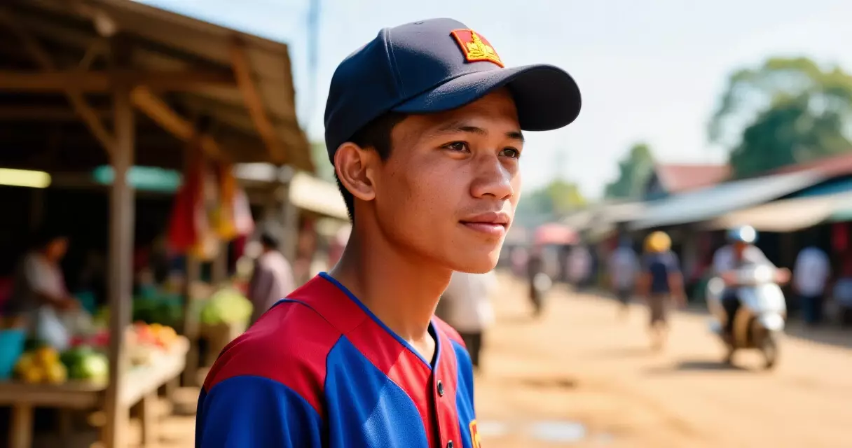 យុវវ័យខ្មែរស្លៀកពាក់ baseball lifestyle style នៅទីក្រុងភ្នំពេញ