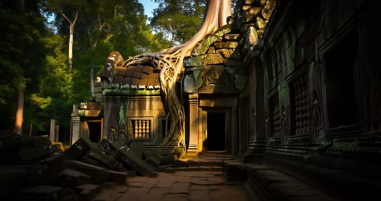 ប្រាសាទ Beng Mealea ខេត្តសៀមរាប &mdash; ព្រៃព័ទ្ធជុំវិញ